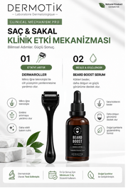 Saç Sakal Oluşumuna Yardımcı Sakal Serum Seti Besleyici Ve Dolgunlaştırıcı Serum