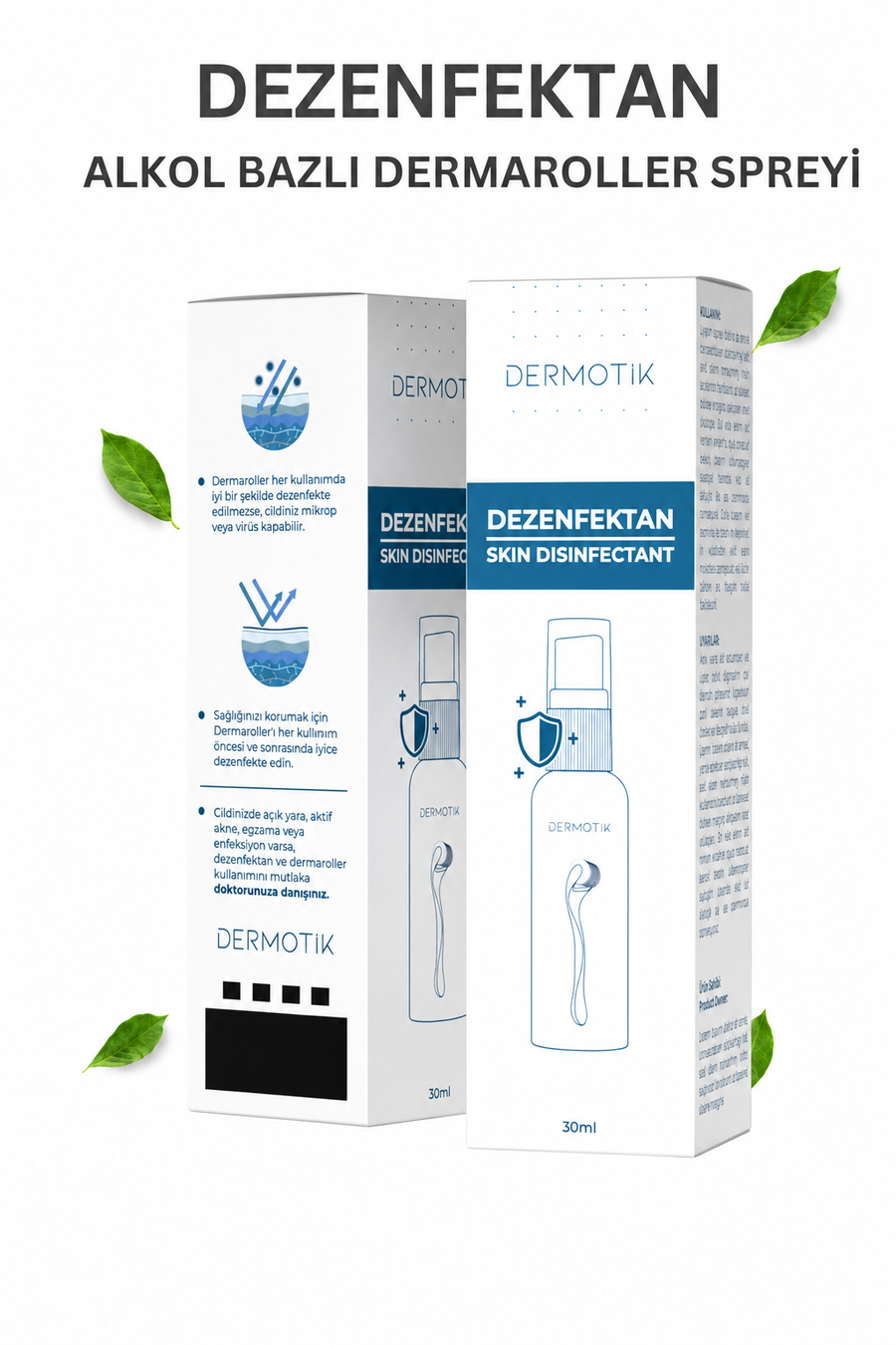 Dermaroller & Dermapen Dezenfektan Spreyi – Mikro İğneleme Hijyen Dezenfektanı