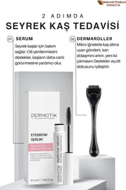 Seyrek Kaş Bakım Seti – Dermaroller ve Kaş Serumu Dolgunlaştırıcı 6.5ml