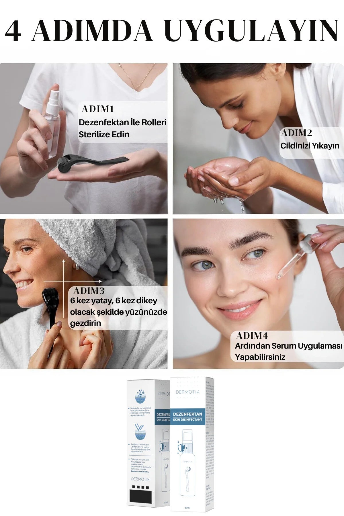 Dermaroller & Dermapen Dezenfektan Spreyi – Mikro İğneleme Hijyen Dezenfektanı