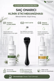 Saç Onarımına Yardımcı Biberiye Suyu & Keratin Sütü Dökülme Karşıtı Saç Bakım Seti
