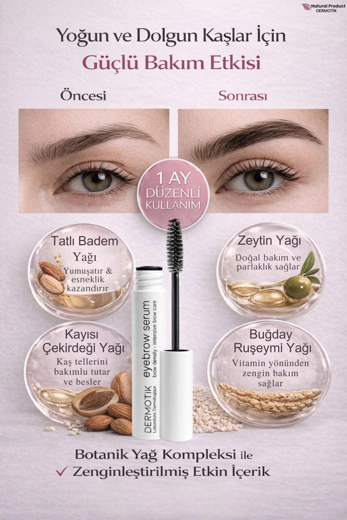 Kaş Serumu – Kaş Güçlendirici Dolgunlaştırıcı Bakım Serumu 6.5ml