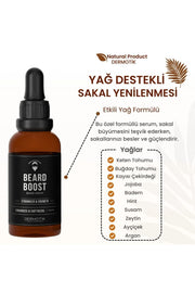 Seyrek Saç Ve Sakal İçin Dolgunlaştırıcı Bakım Serum – 10 Farklı Yağ İçeren Özel Formül 30 ml