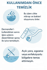 Dermaroller & Dermapen Dezenfektan Spreyi – Mikro İğneleme Hijyen Dezenfektanı