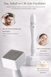 Ayarlanabilir Dermastamp Titanyum Uçlu 0.25-3mm & Dezenfektan Seti